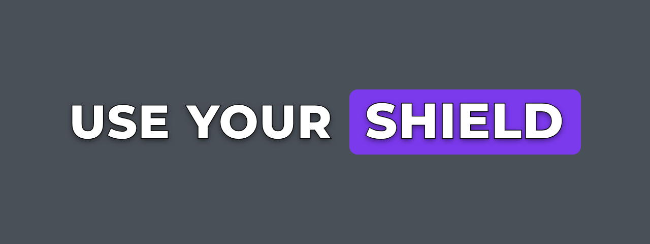 Karaoke Pill caption preset: a purple rounded box behind the spoken word SHIELD